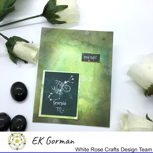 EK Gorman, White Rose Crafts mixed media scrapberry h
